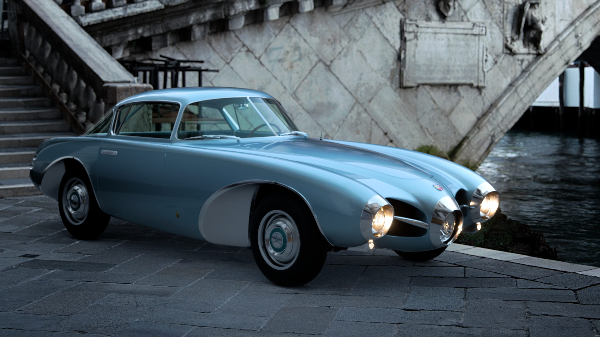 Abarth 1500 Biposto Bertone B.A.T 1 '52 - Photo 1