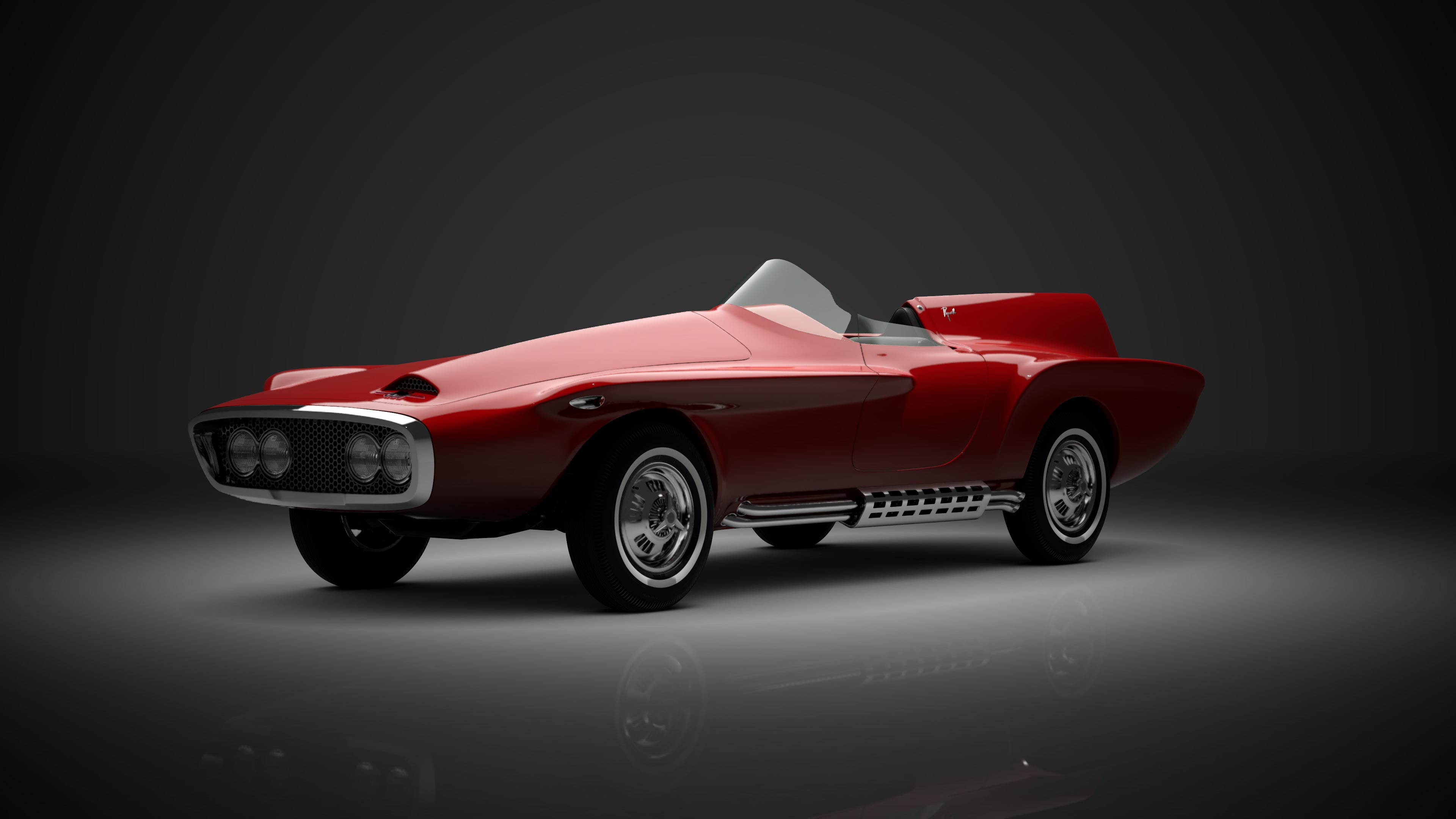 Plymouth XNR Ghia Roadster '60 - Photo 2